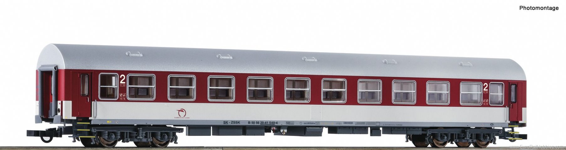 Roco 74782 2nd class coach, ZSSK