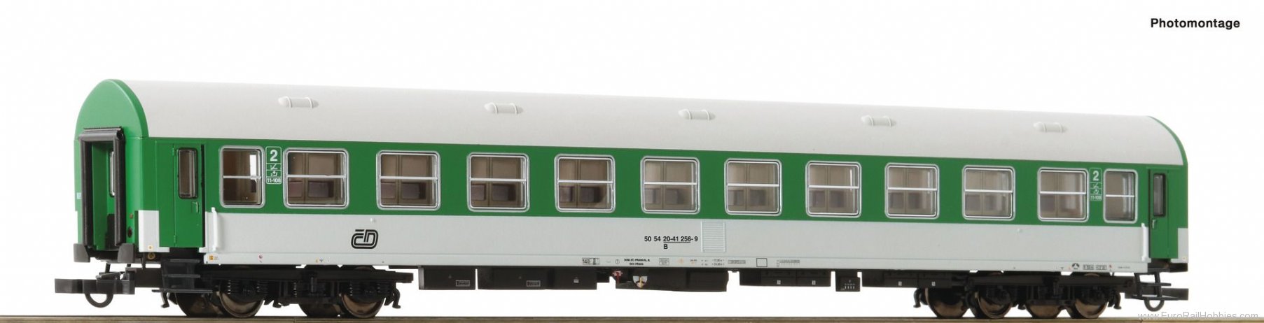 Roco 74784 2nd class coach, CD