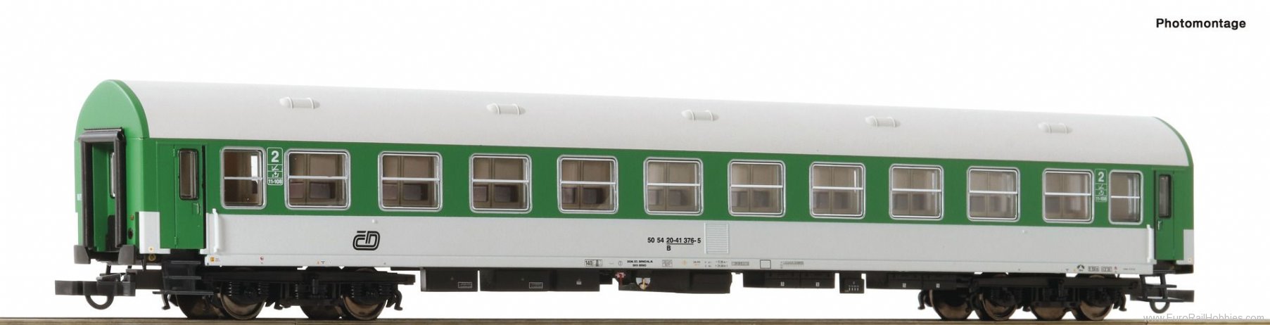 Roco 74785 2nd class coach, CD