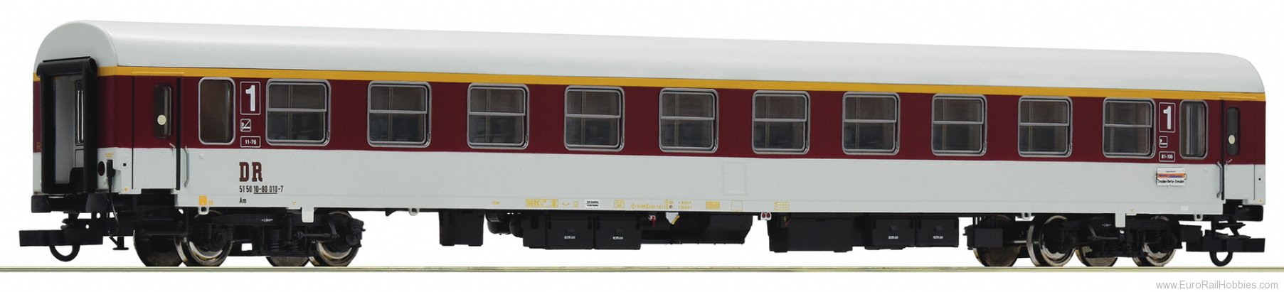 Roco 74816 DR 1st class Express Train Coach