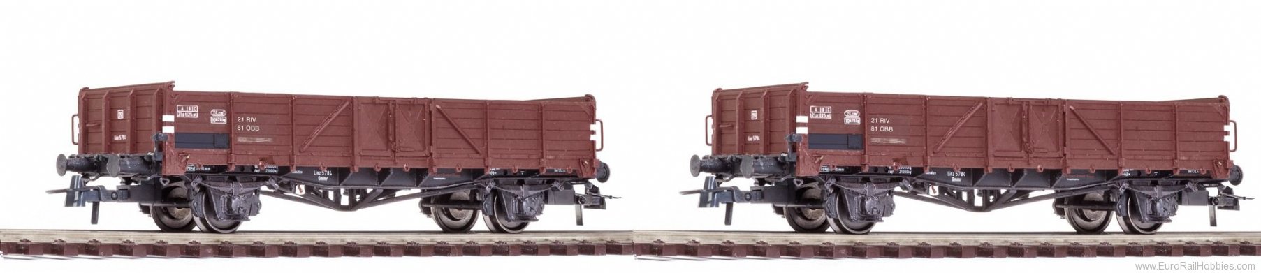 Roco 76112 2 piece set gondolas, OBB 