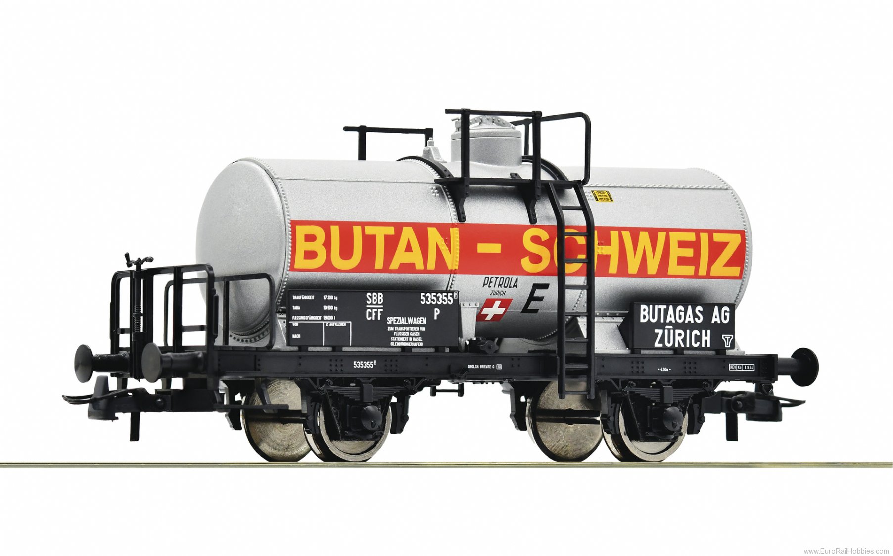 Roco 76312 SBB Tank wagon Butan-Schweiz 