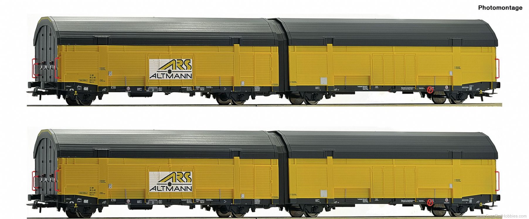 Roco 76408 ARS Altmann 2 Piece Set Car Tranport  Carriag
