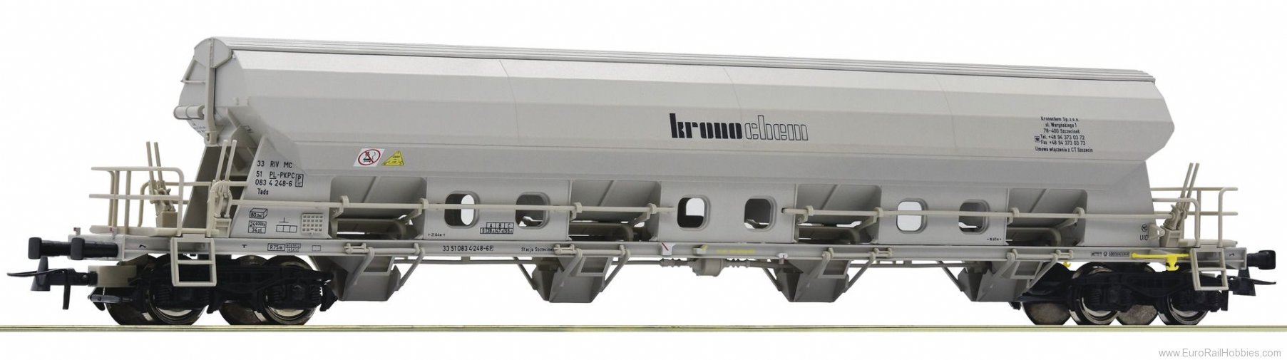 Roco 76410 Swing roof wagon âKronochemâ, PKP C