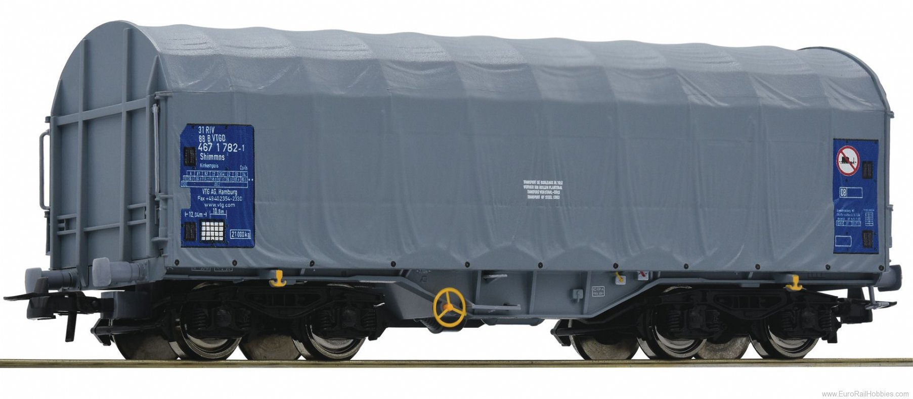 Roco 76452 Slide tarpaulin wagon, VTG/SNCB 