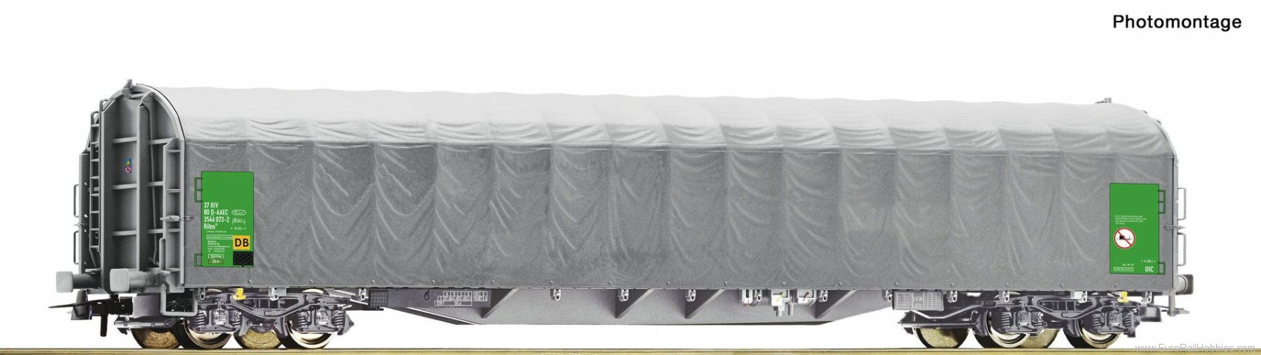 Roco 76469 Sliding tarpaulin wagon, AAE