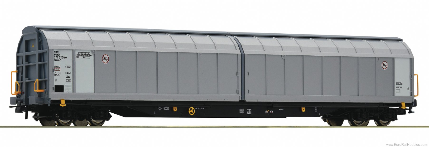 Wagon Roco HO SNCF – Époque IV – Prêt à Rouler – Vert – Modélisme Ferroviaire