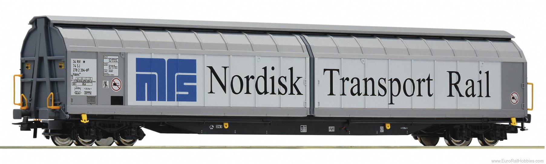 Roco 76486 Sliding wall wagon, NTR 
