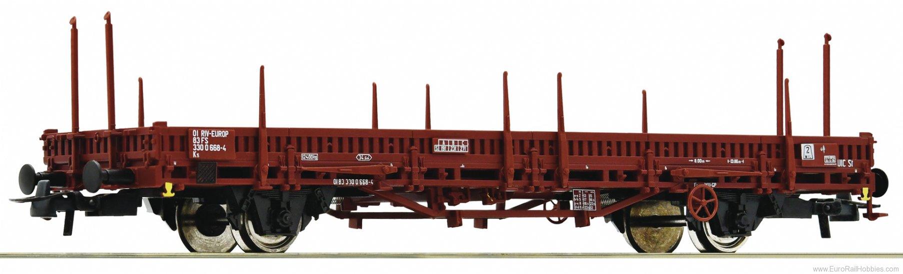 Roco 76525 FS Swing stake wagon 