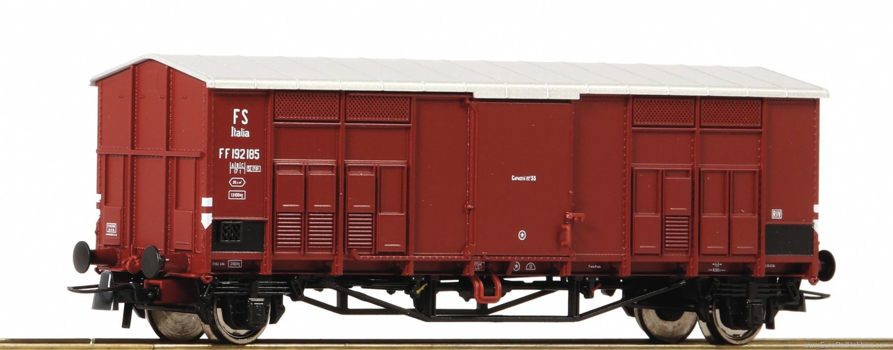 Roco 76595 Pitched roof wagon, FS