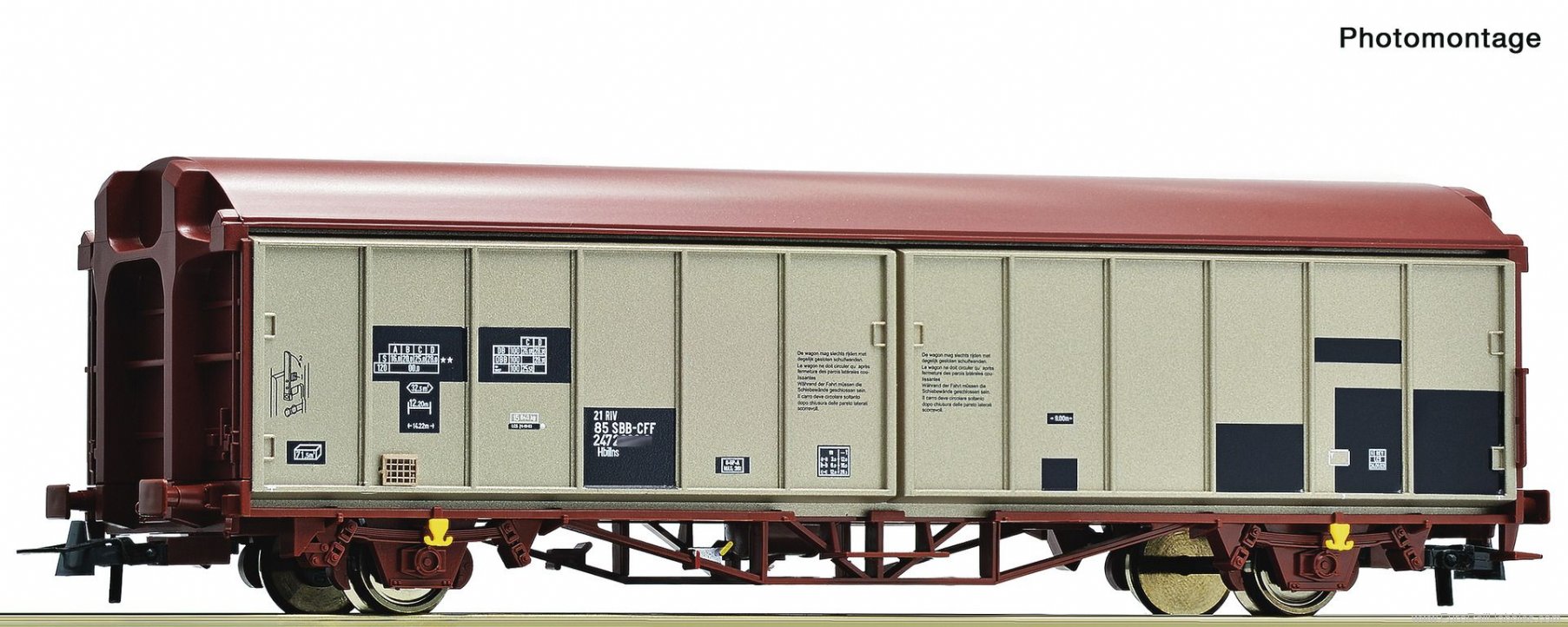Roco 76782 SBB Sliding wall wagon 