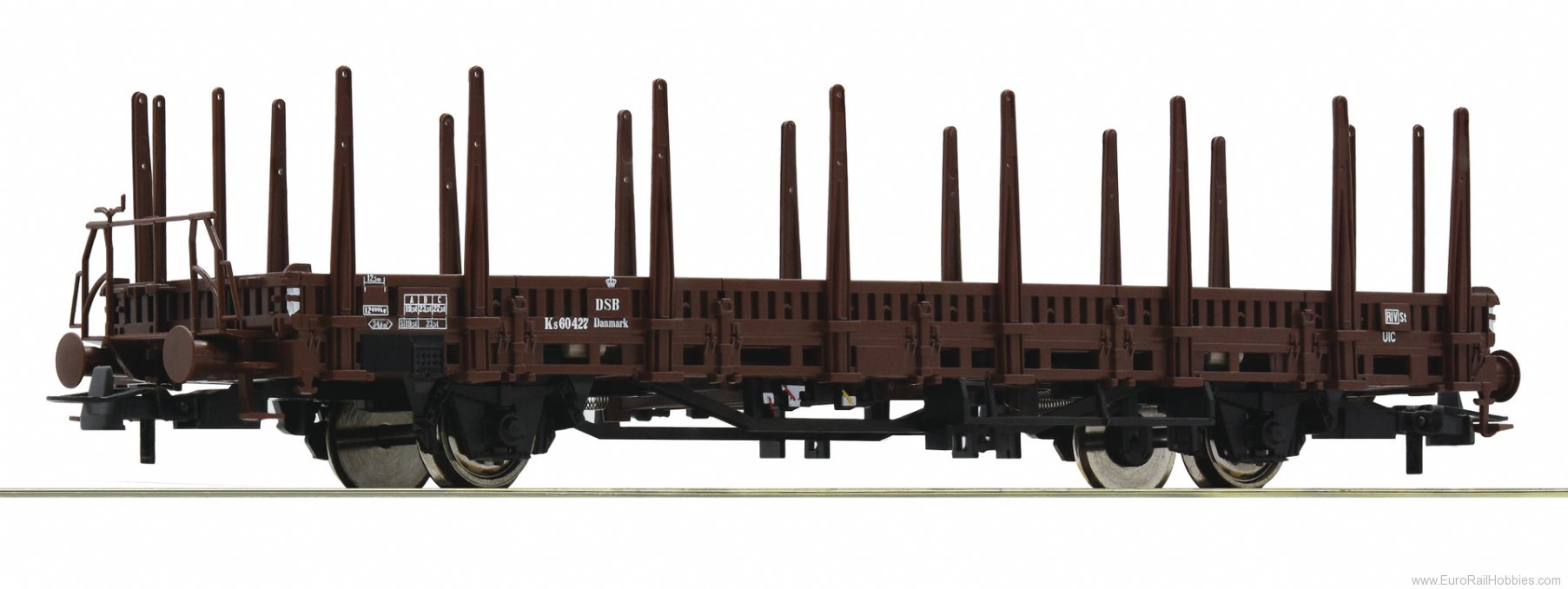Roco 76846 DSB Stake Wagon