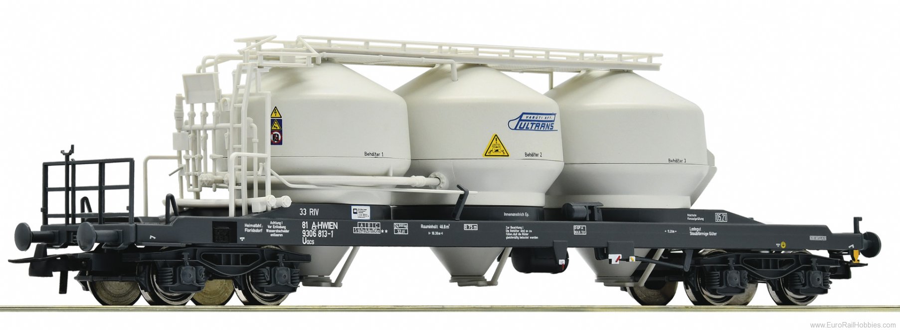 Roco 76882 Pultrans Dust silo wagon 