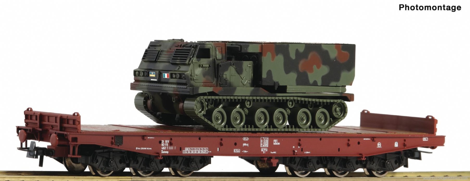 Roco 76954 Heavy duty flat wagon, FS