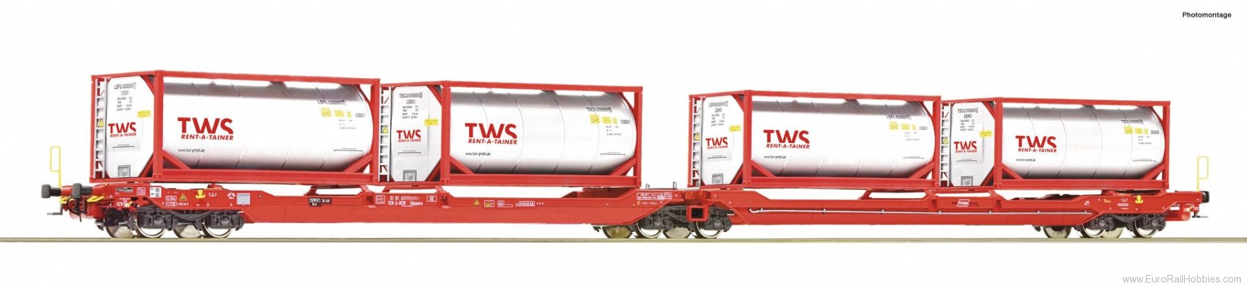 Roco 77396 Articulated double pocket wagon T3000e, ÃB
