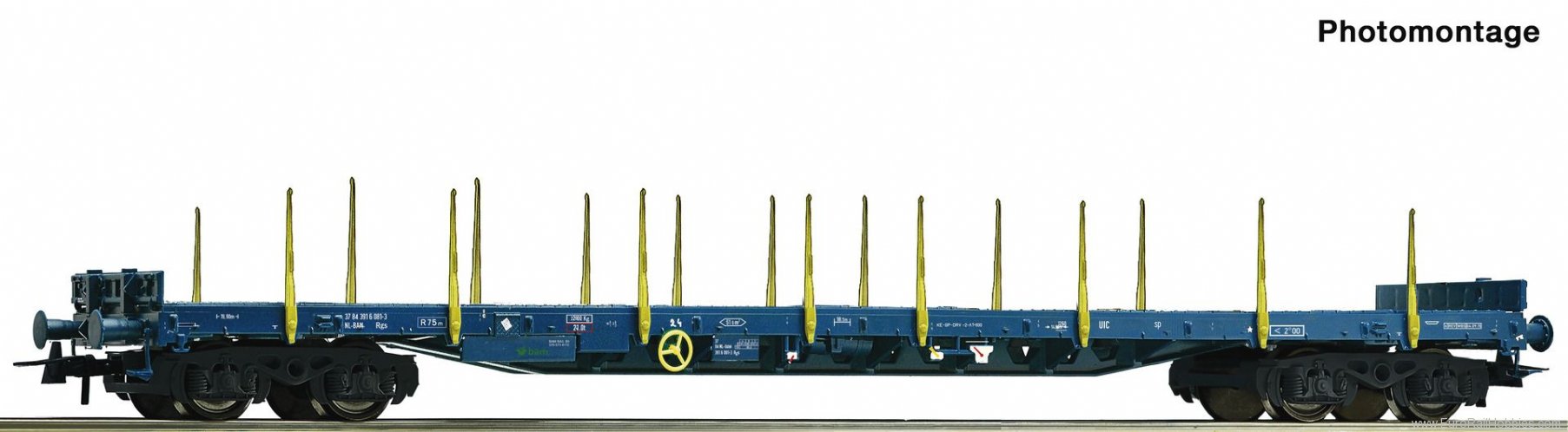 Roco 77683 BAM Rail Stake wagon 