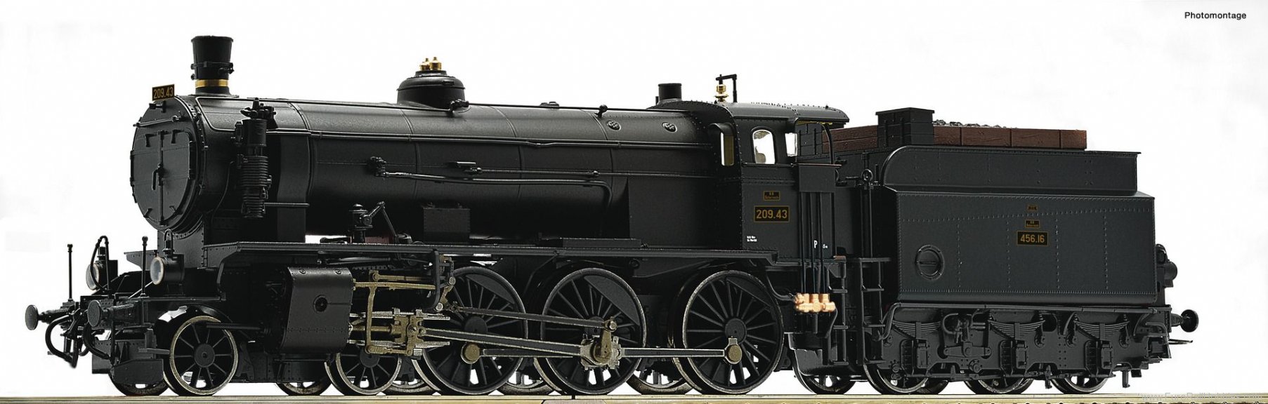 Roco 78109 BBÃ Steam locomotive 209.43 (Marklin AC Di