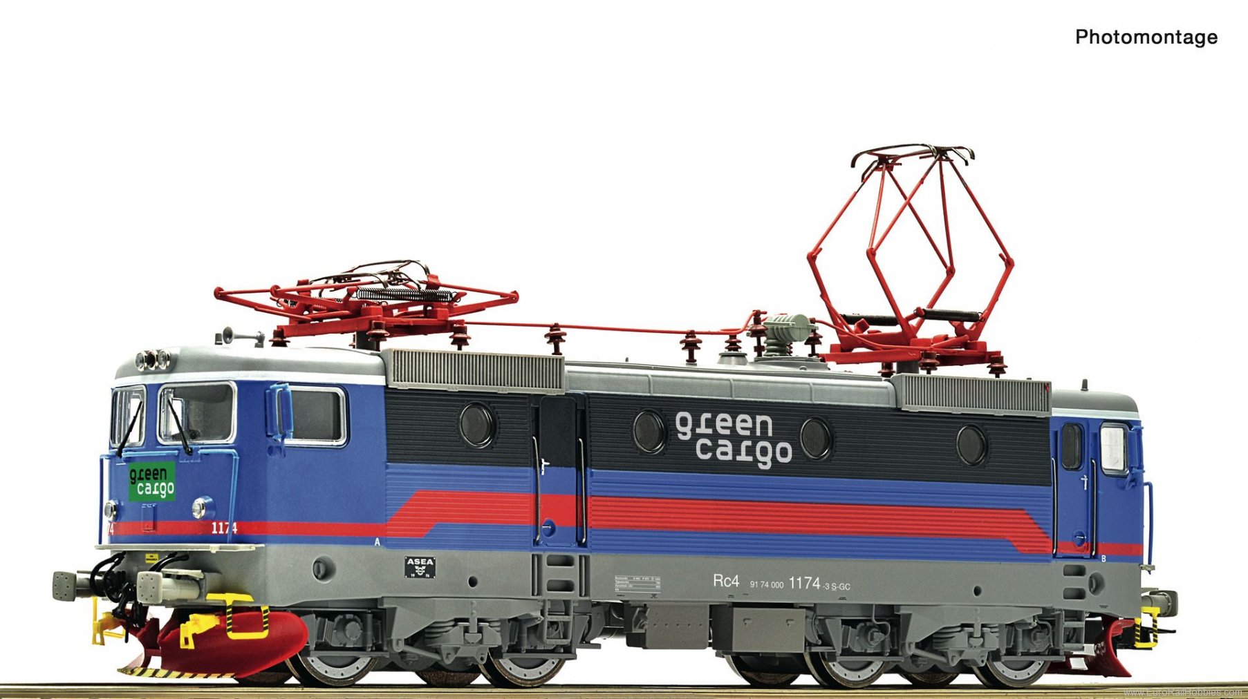 Roco 78458 Electric locomotive Rc4 1174, Green Cargo  (M