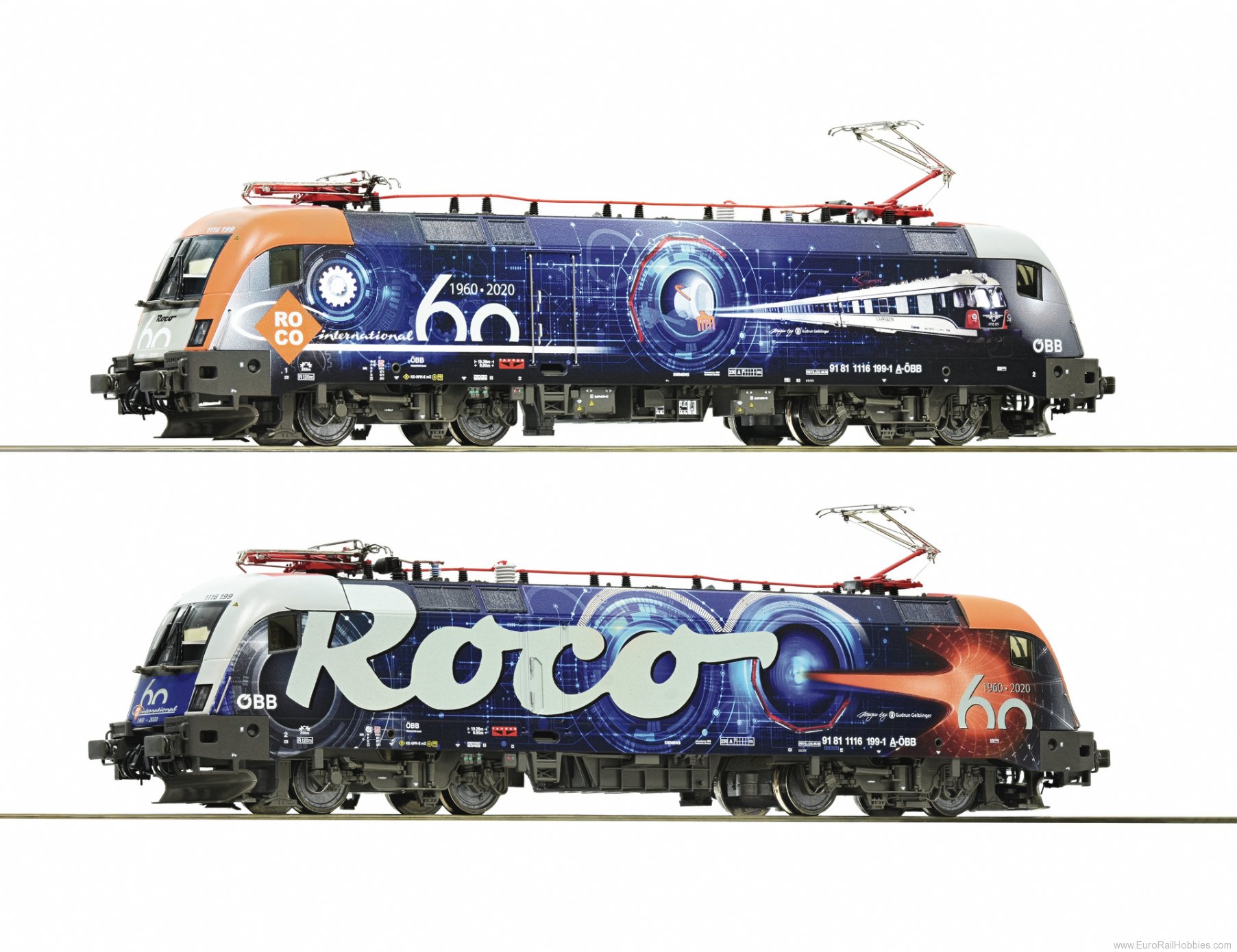 Roco 78486 ÃBB class 1116 Electric loco '60 Years of 