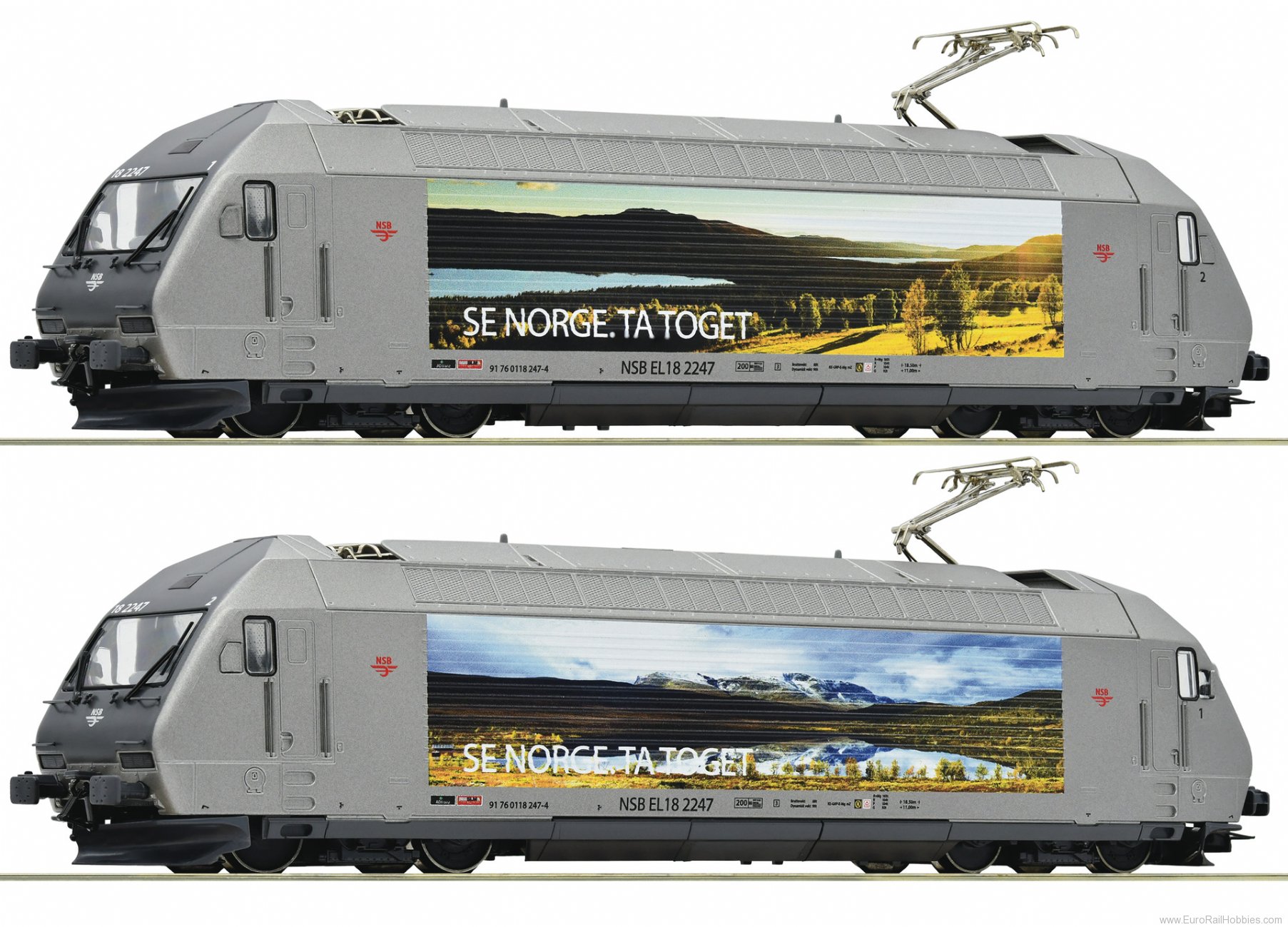 Roco 78659 NSB Electric locomotive EL 18 2247, (Marklin 