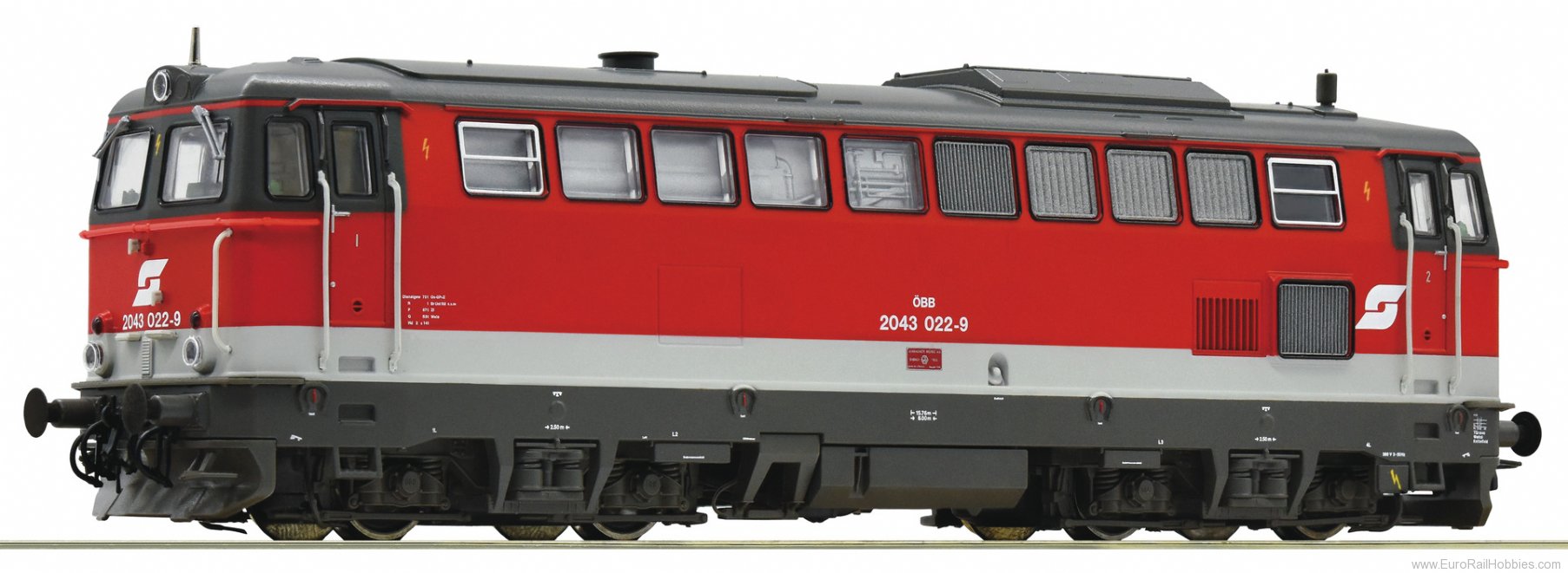 Roco 78712 Ã–BB class 2043 Diesel Locomotive (Marklin AC