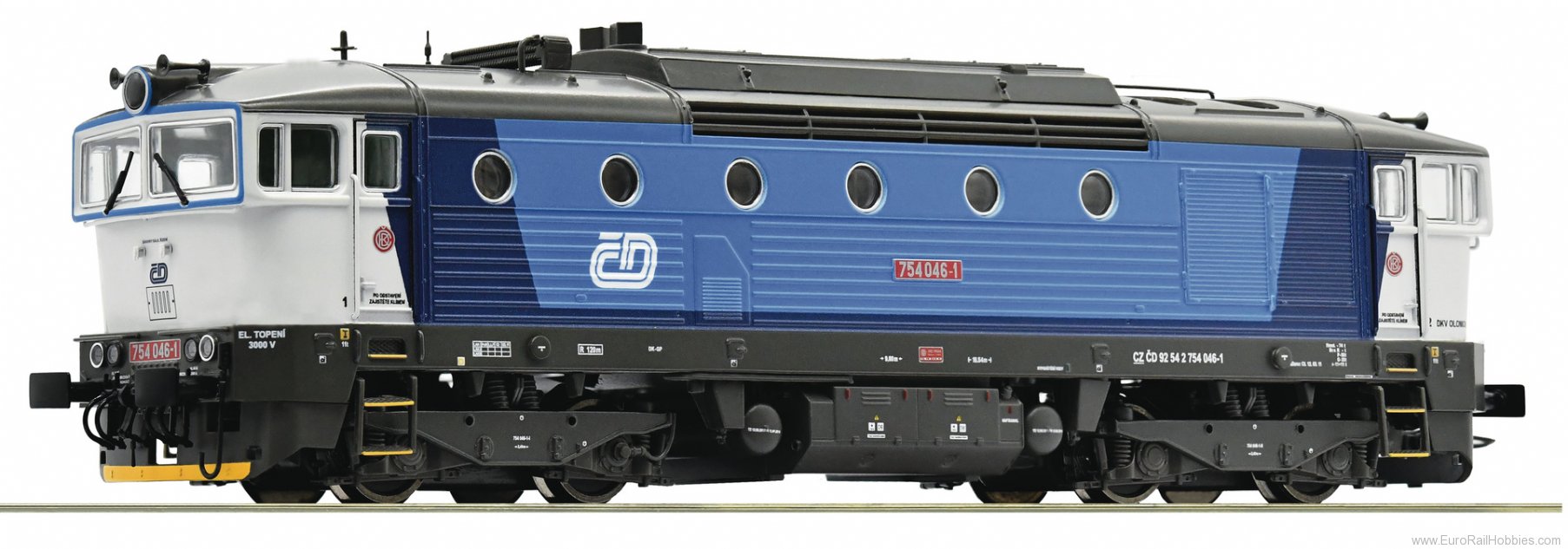 Roco 79024 CD Diesel locomotive class 754, (Marklin AC D