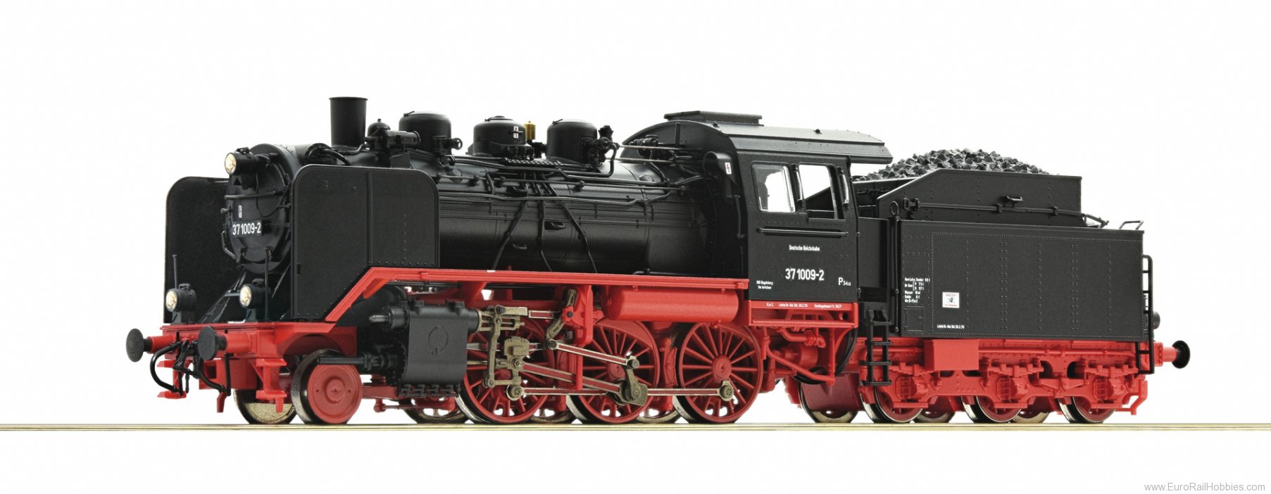 Roco 79212 DR Steam locomotive 37 1009-2, (Marklin AC Di