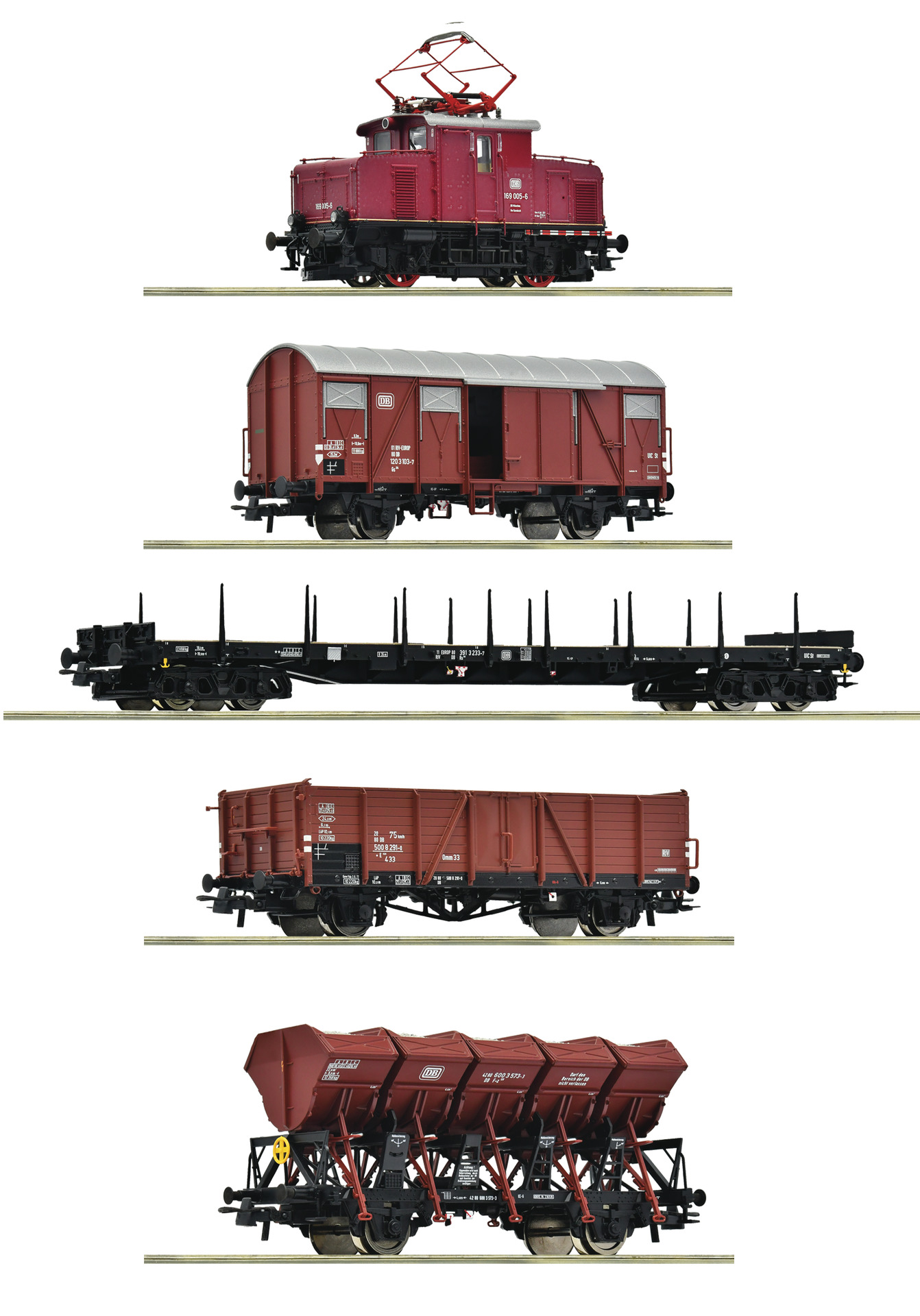 ROCO HOゲージ　3台セット Roco 5520003 HO Roco DB 5-Piece Train Set: 'Oberammergau'