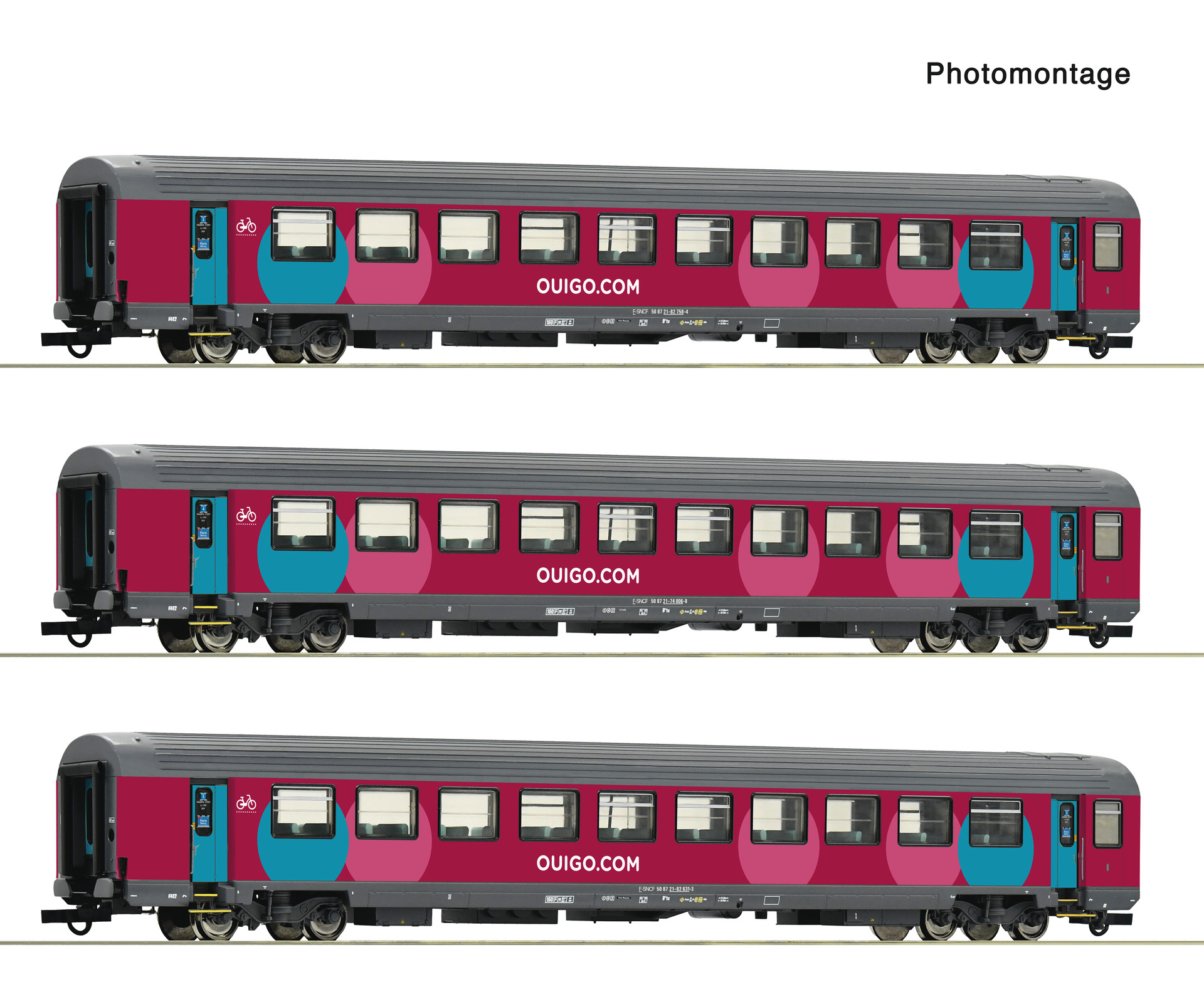 Passenger Coaches SNCF　4両セット Passenger Coaches SNCF 4両セット