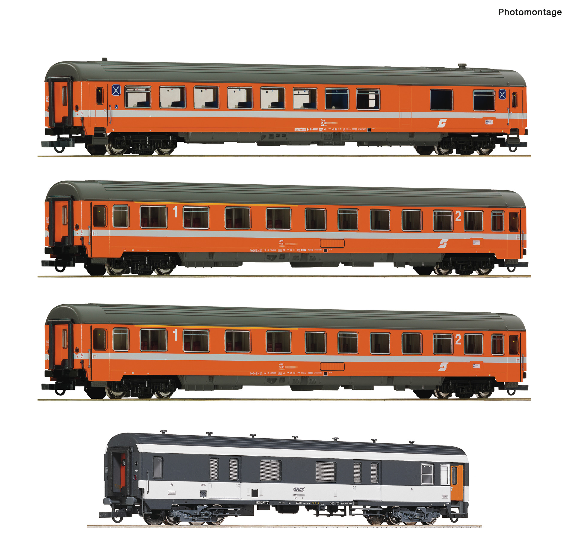 Roco 6200077 HO Roco OBB 4-piece set 1: 'Arlberg-Express',