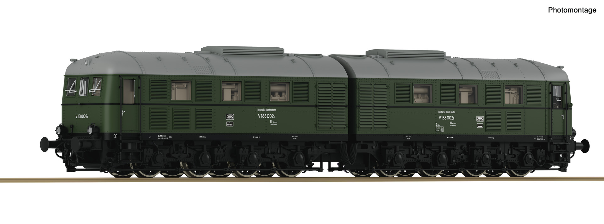 Roco 70118 HO Diesel-electric double locomotive V