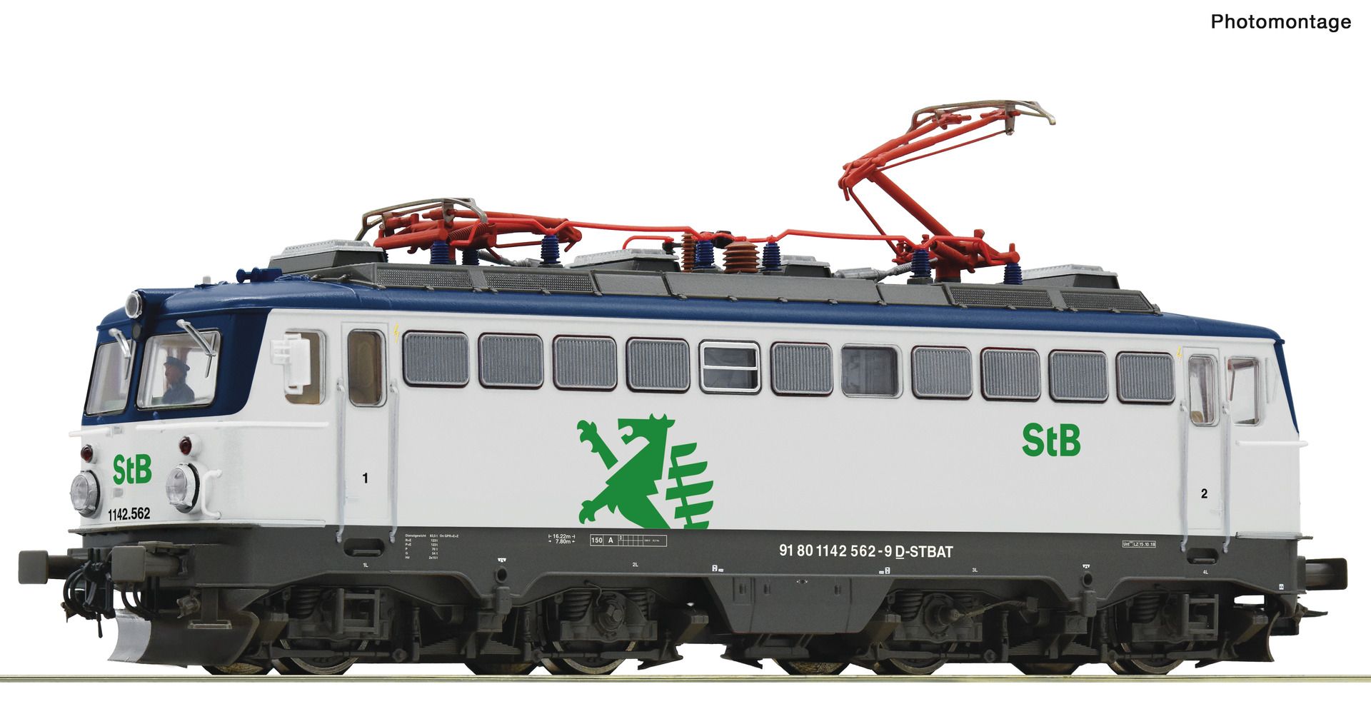 Roco 70602 HO Electric locomotive 1142 562-9, StB