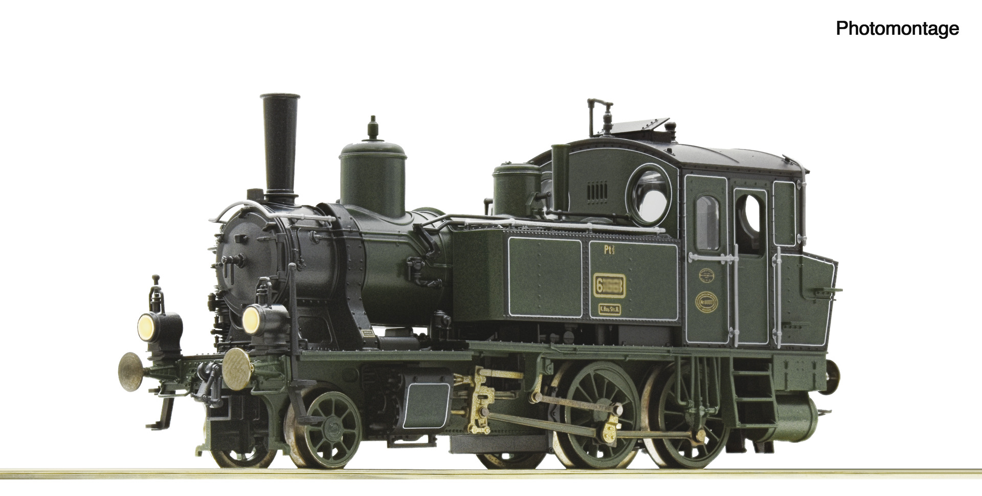 Locomotive Vapeur Roco K.Bay.Sts.B. 63299 - Échelle HO - Neuve