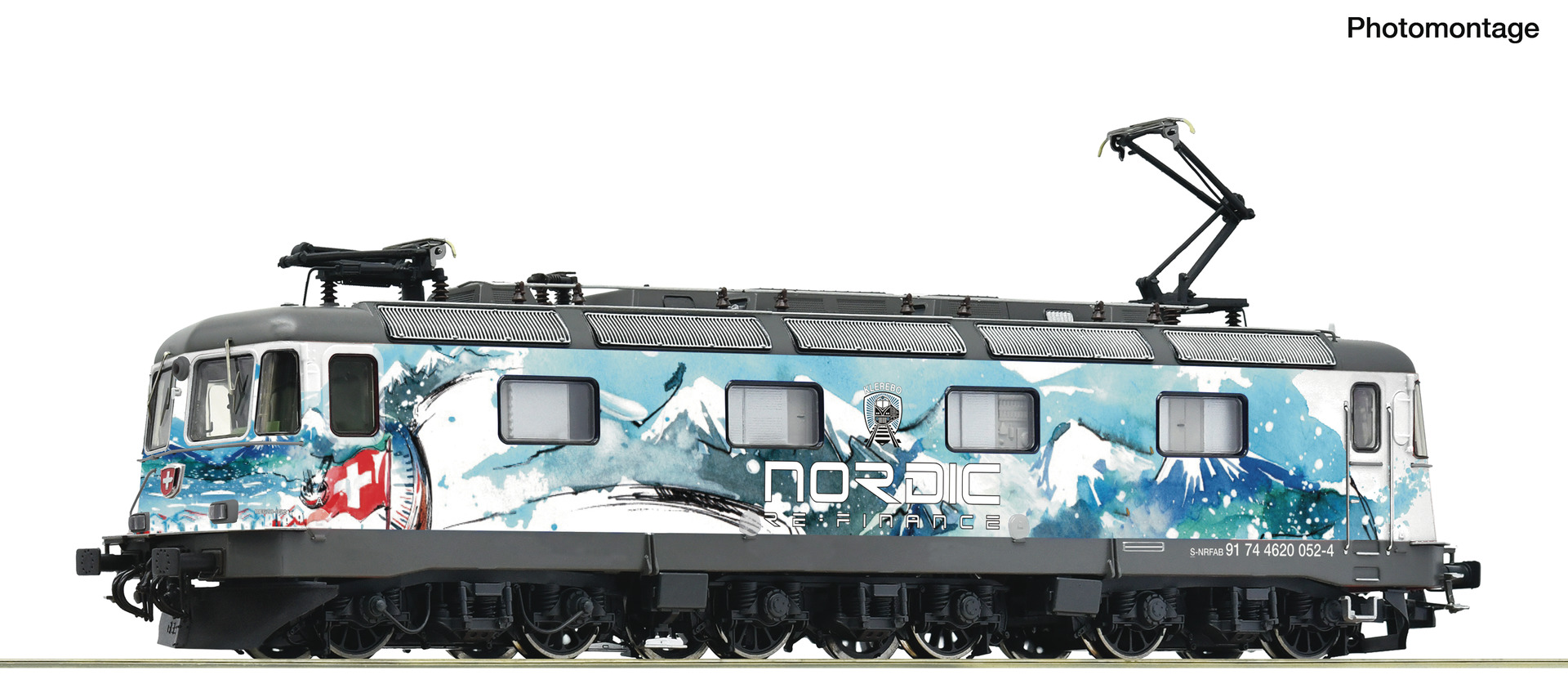 Roco 7500211 HO Roco Re 6/6 Nordic 'Alpen Design' Electric