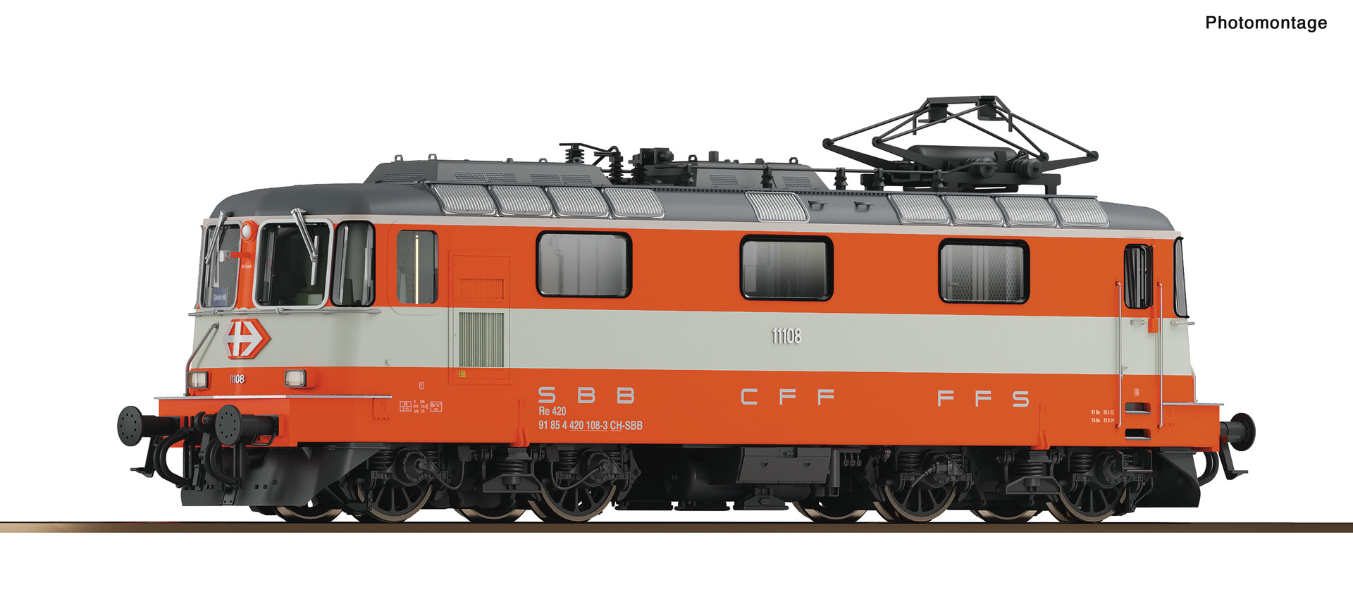 Roco 7510002 HO SBB Electric locomotive Re 4/4 II 11108