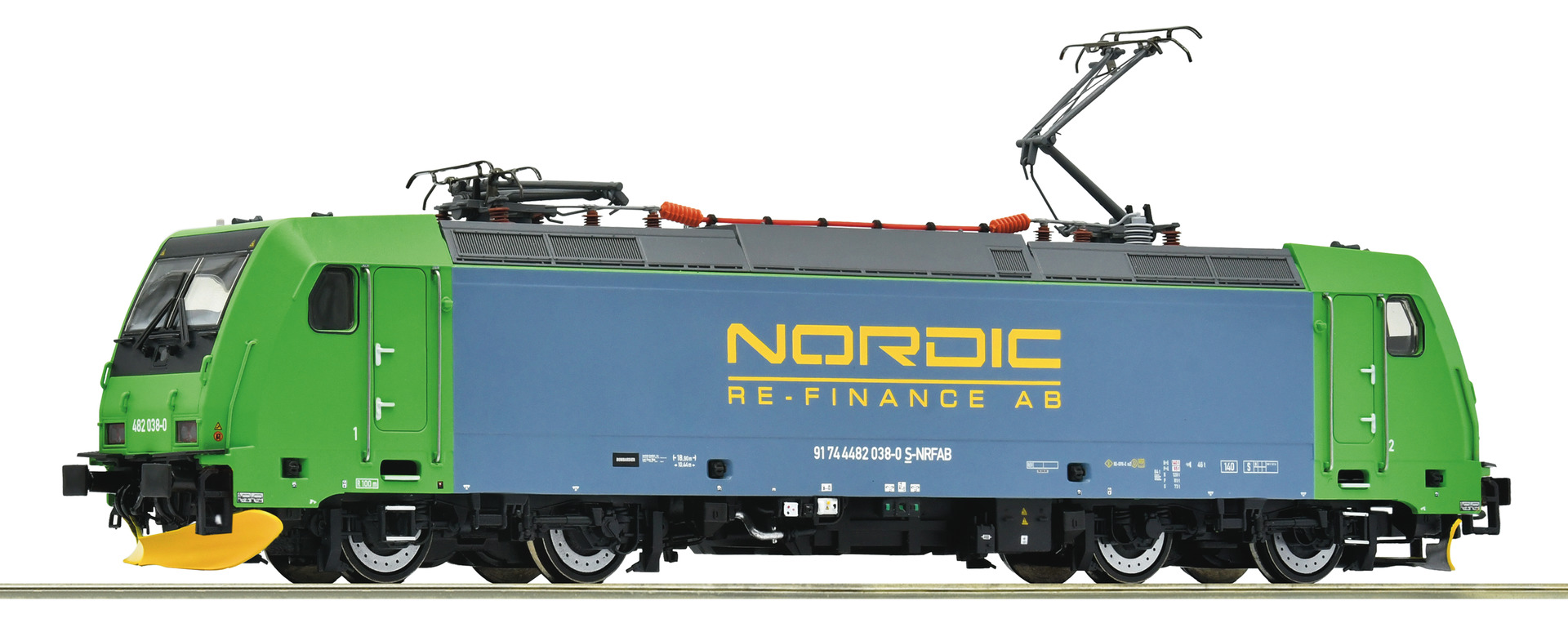 Roco 7520167 HO Roco BR 482 Nordic Electric Locomotive