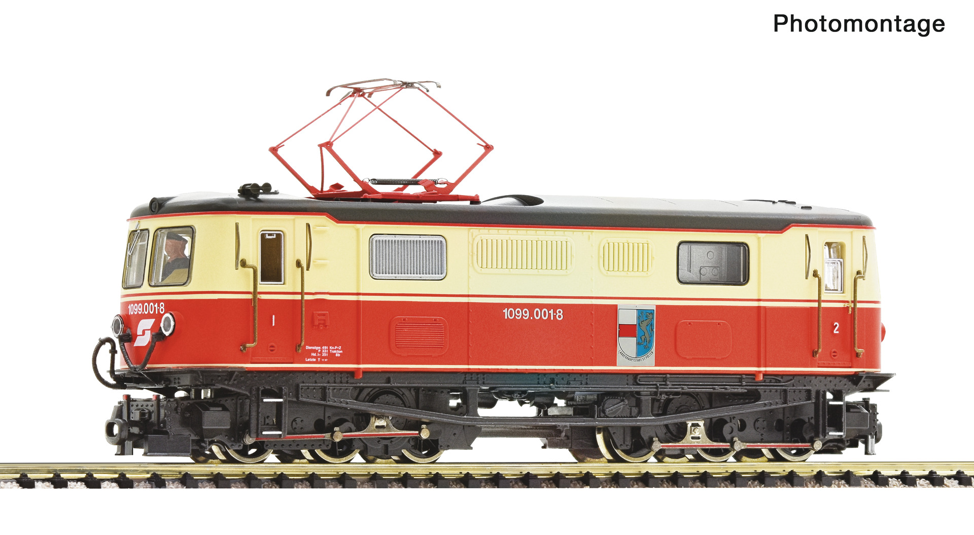 Roco 7550004 HOe Roco OBB Electric locomotive 1099.001-8