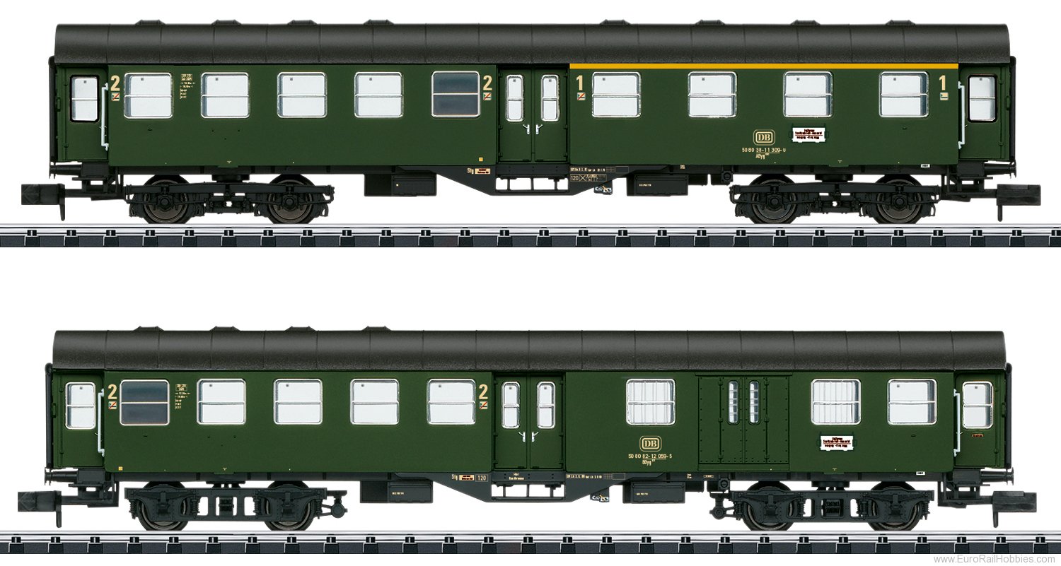 Trix 15077 DB Rebuilt Cars Commuter Car Set