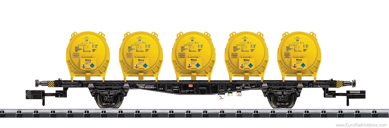 Trix 15740 DB Container Flat Car