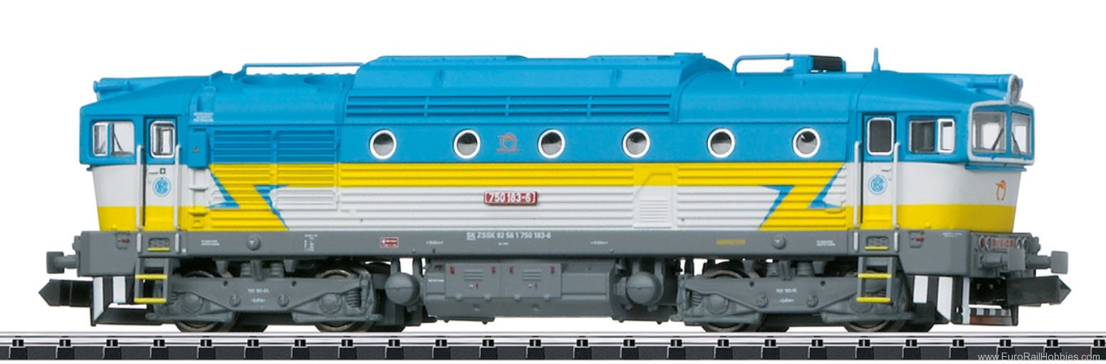 Trix 16733 ZSSK Cl. 750 Diesel Locomotive  DCC w/Sound (