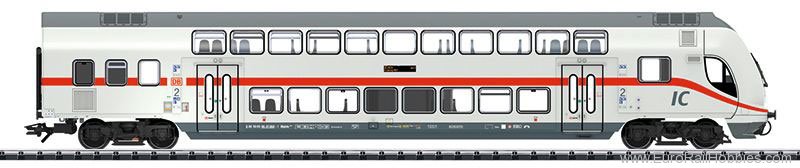 Trix 23250 DB AG IC2 Bi-Level Cab Control Car, 2nd Class