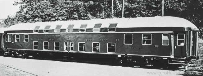 Trix 23460 DB 2nd Cl Blue Bi-Level Coach 