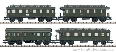 Trix 24353 HO DRG Langenschwalbach Car Set (Factory