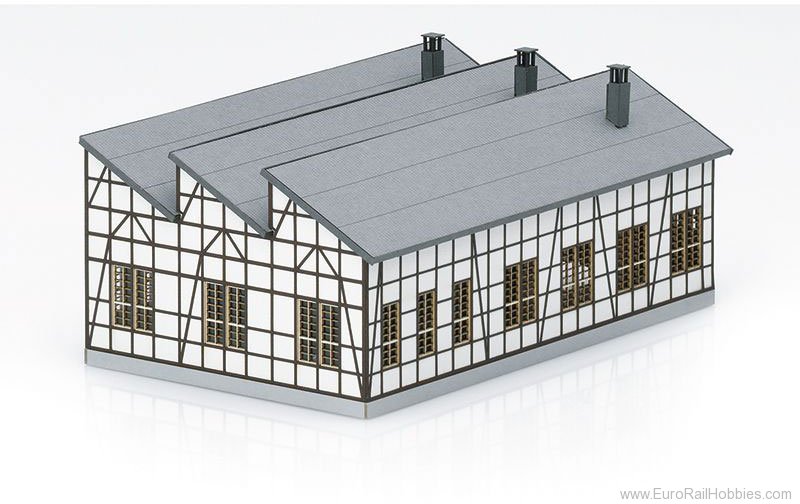 Trix 66326 ''Rottweil'' Locomotive Shed Building Kit (Fa