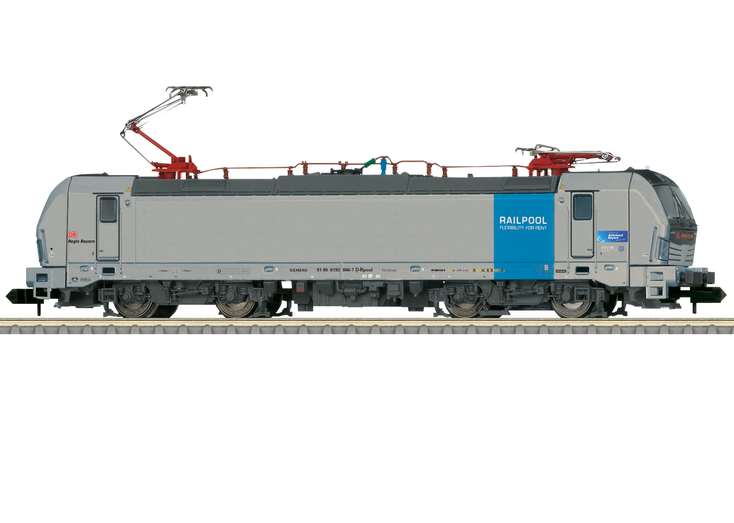 Trix 16833 N DB AG BR 193 Vectron Electric Locomotive