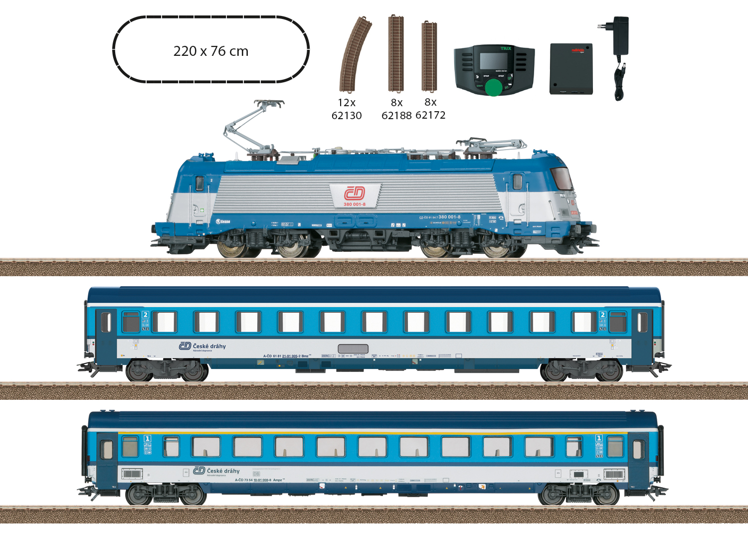 Trix 21505 HO CD Passenger Train Digital Starter