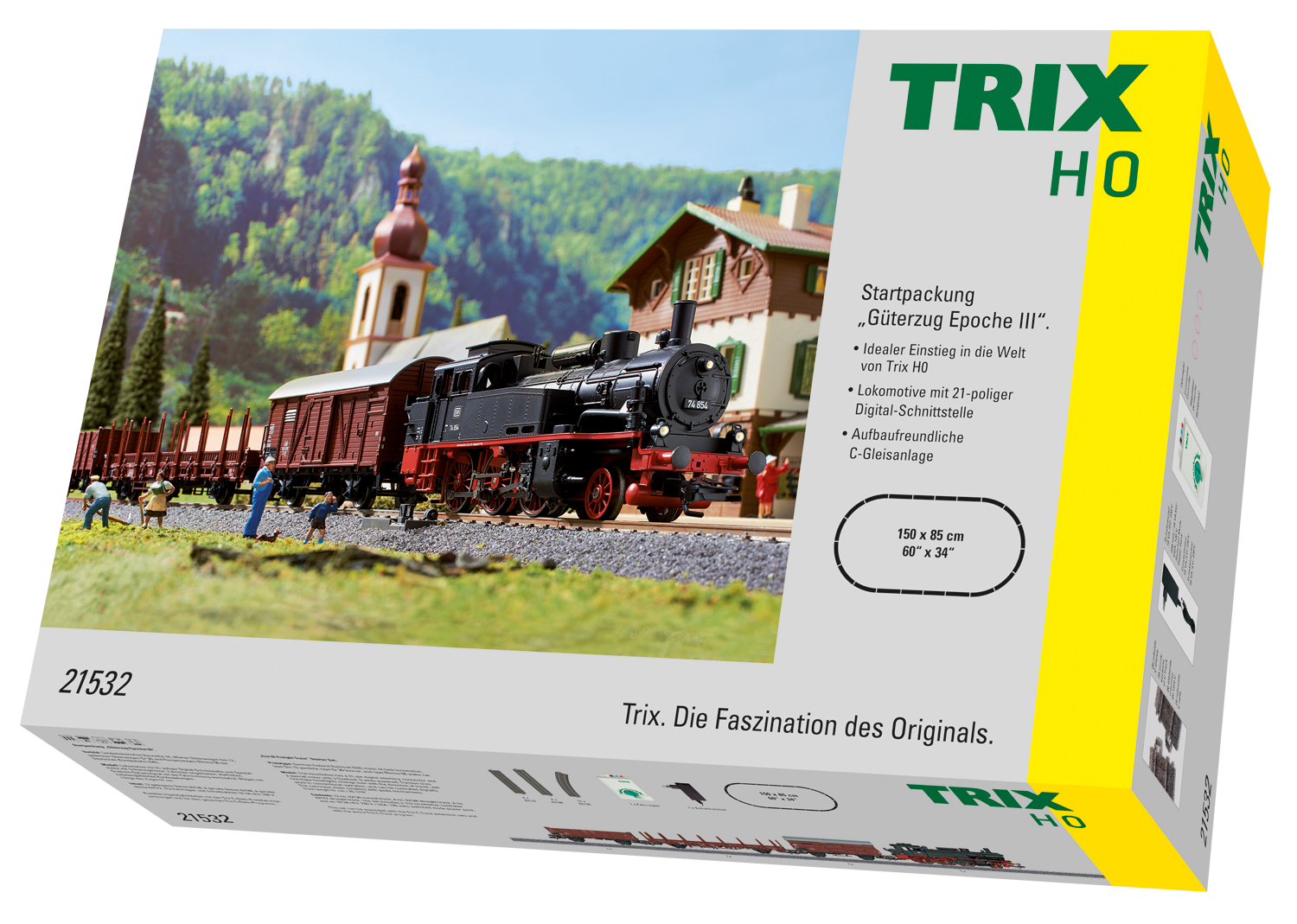 Trix 21531 HO DR Era III Freight Train Digital Starter