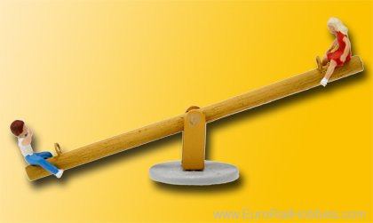 Viessmann 1503 H0 Playground see-saw children, moving