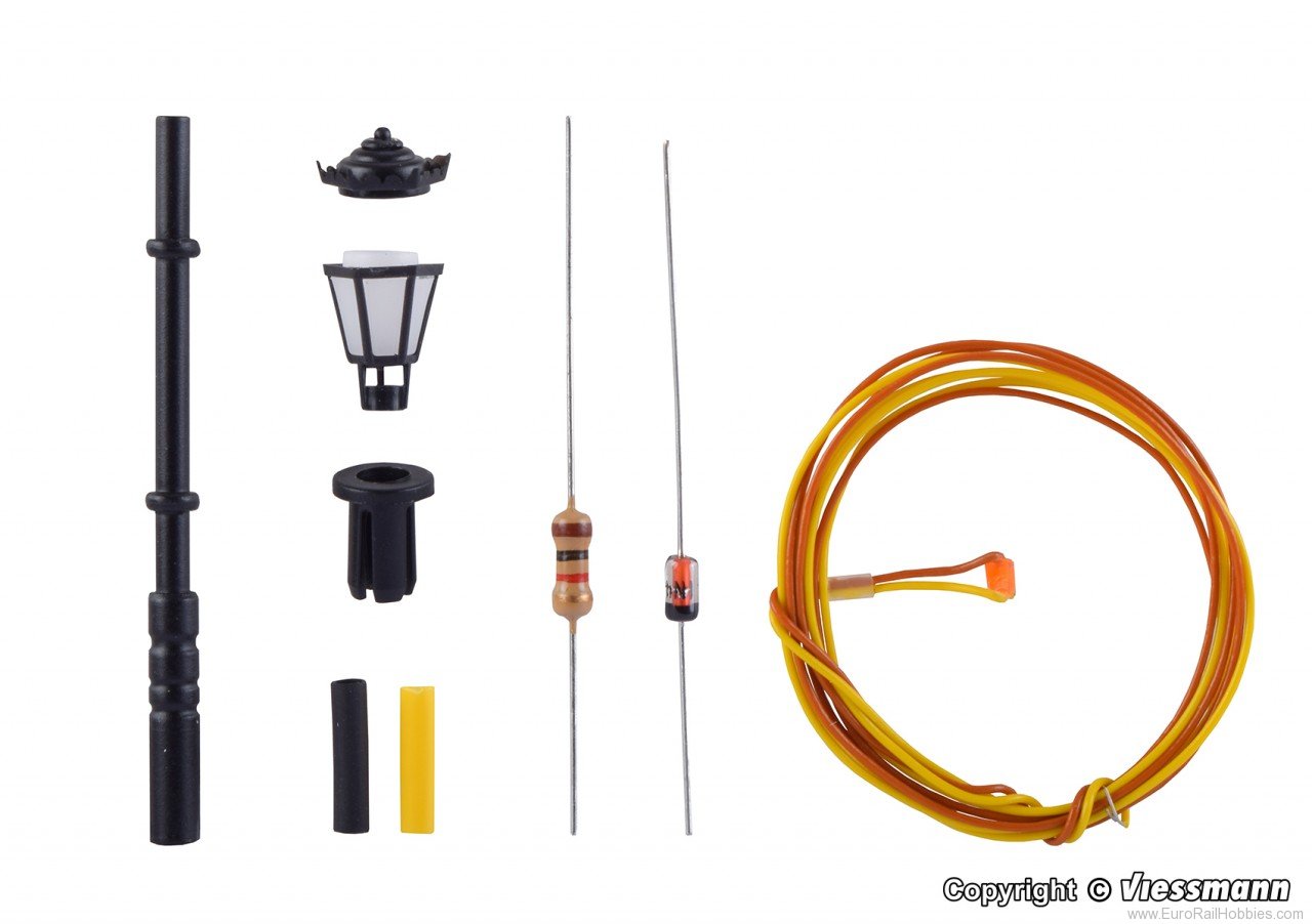 Viessmann 6920 TT Kit Park lamp, LED warm-white