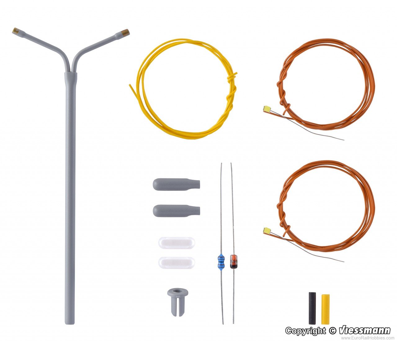 Viessmann 6923 TT Kit Street light, double